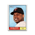 2010 Topps Heritage Delmon Young Twins #4