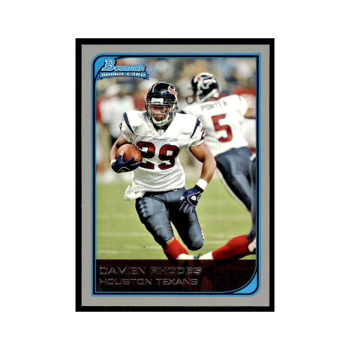 2006 Bowman Damien Rhodes Football Cards #243