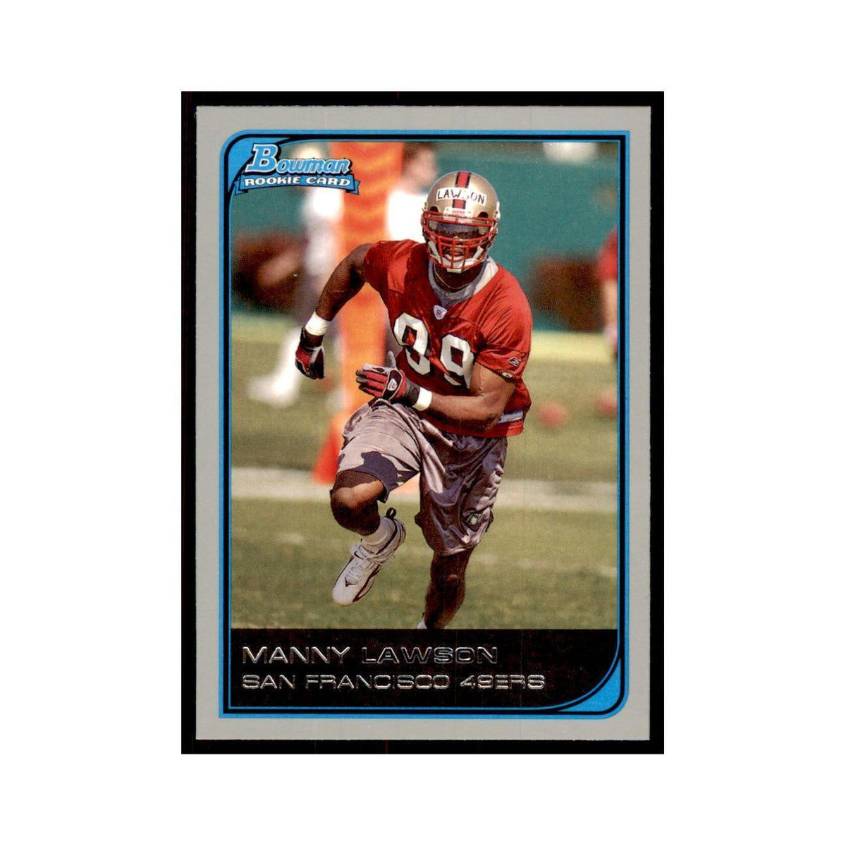 2006 Bowman Manny Lawson Football Cards #145