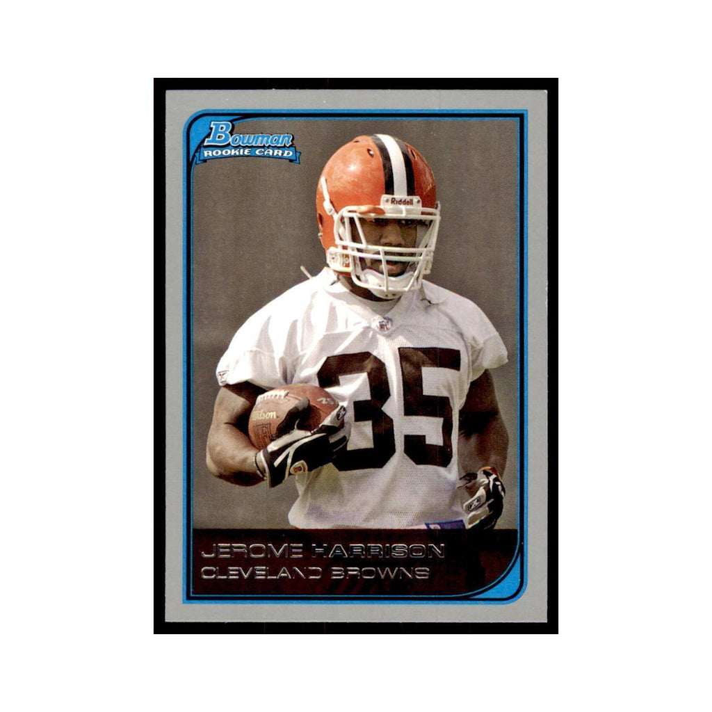 2006 Bowman Jerome Harrison Football Cards #124