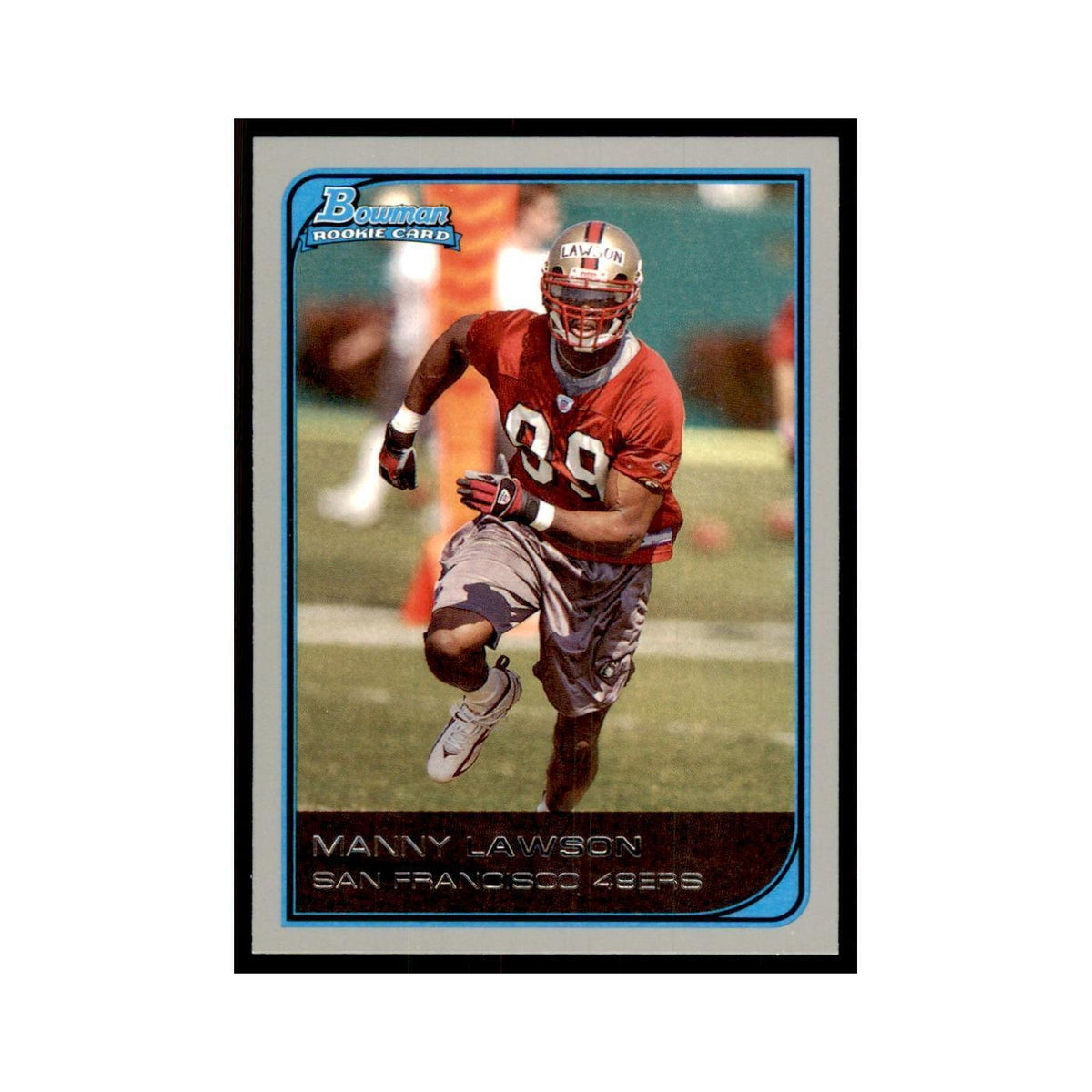 2006 Bowman Manny Lawson Football Cards #145
