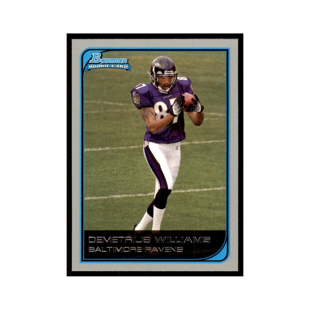 2006 Bowman Demetrius Williams Football Cards #147