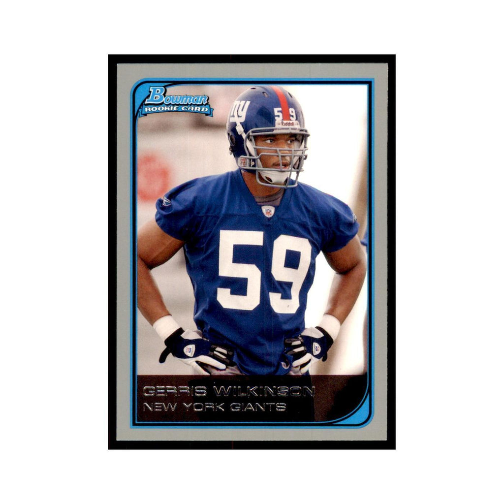 2006 Bowman Gerris Wilkinson Football Cards #275