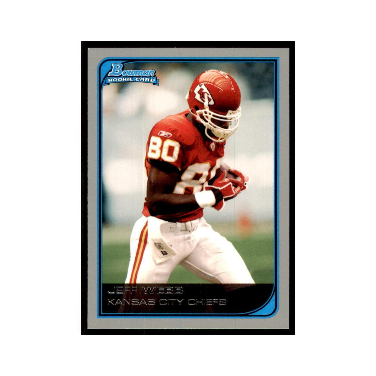 2006 Bowman Jeff Webb Football Cards #170