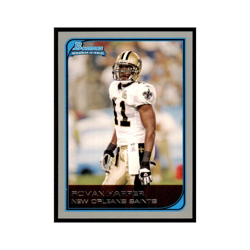 2006 Bowman Roman Harper Football Cards #246