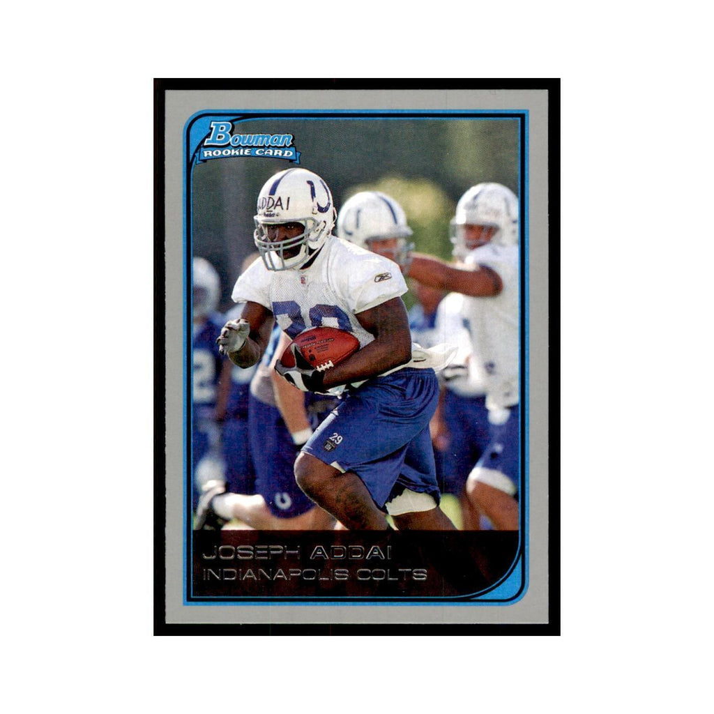2006 Bowman Joseph Addai Football Cards #120