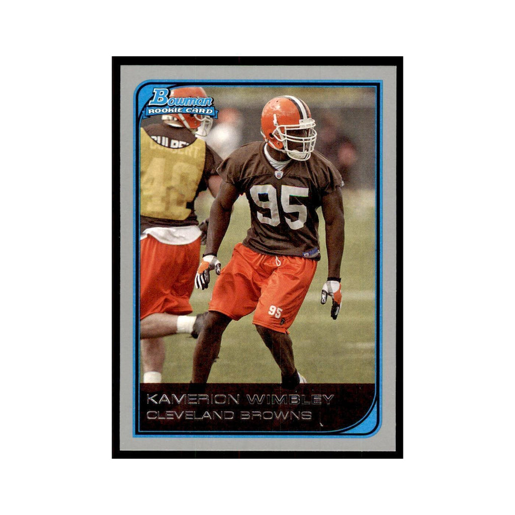 2006 Bowman Kamerion Wimbley Football Cards #164