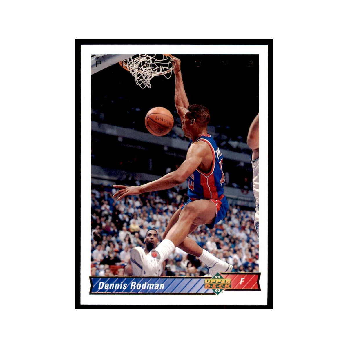 1992 Upper Deck Dennis Rodman Basketball Cards #242
