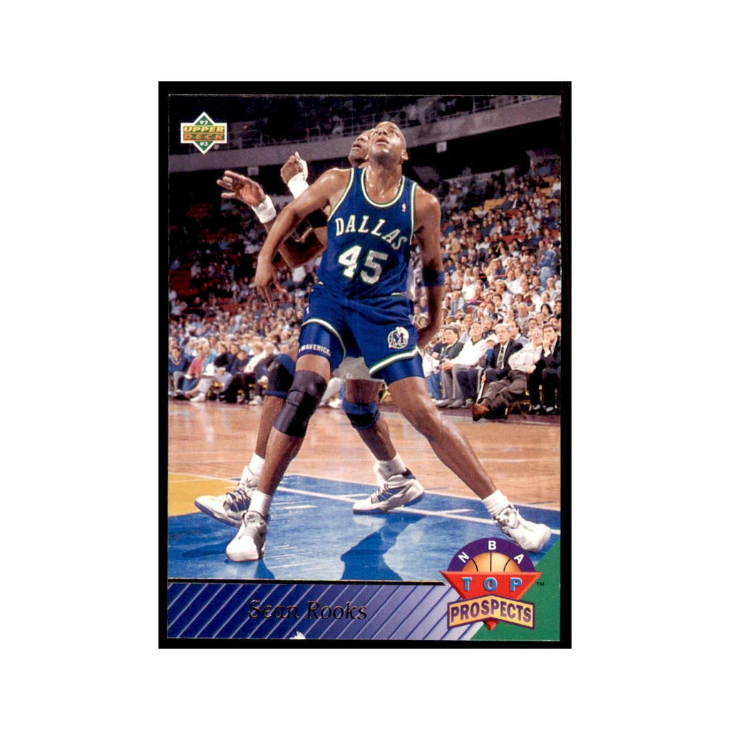 1992 Upper Deck Sean Rooks Basketball Cards #459