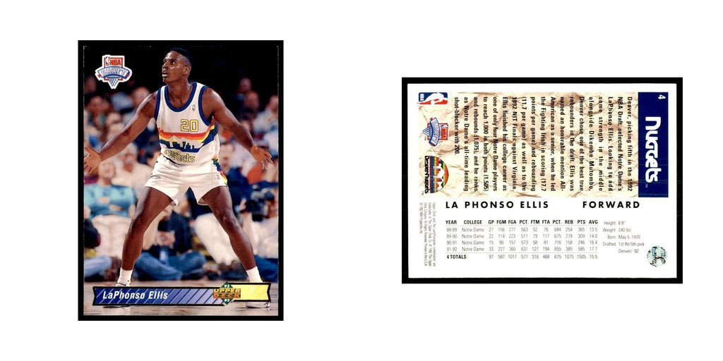 1992 Upper Deck LaPhonso Ellis Basketball Cards #4