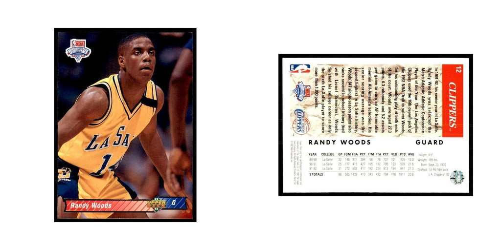 1992 Upper Deck Randy Woods Basketball Cards #12