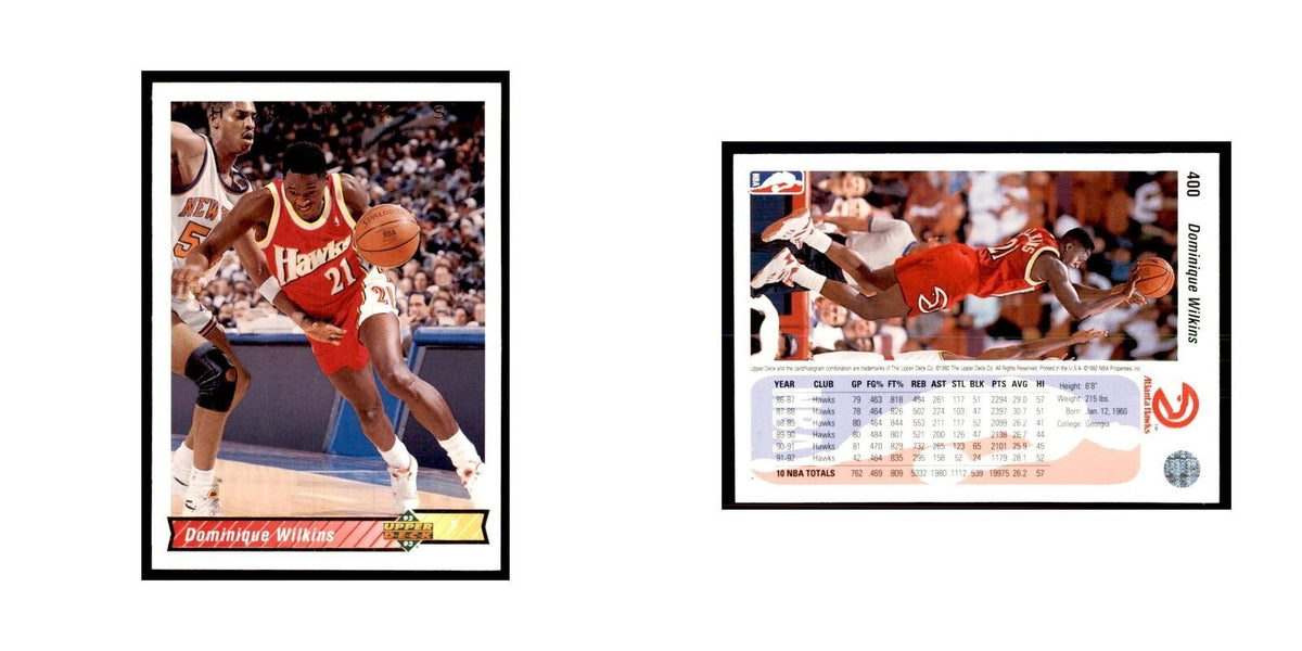 1992 Upper Deck Dominique Wilkins Basketball Cards #400