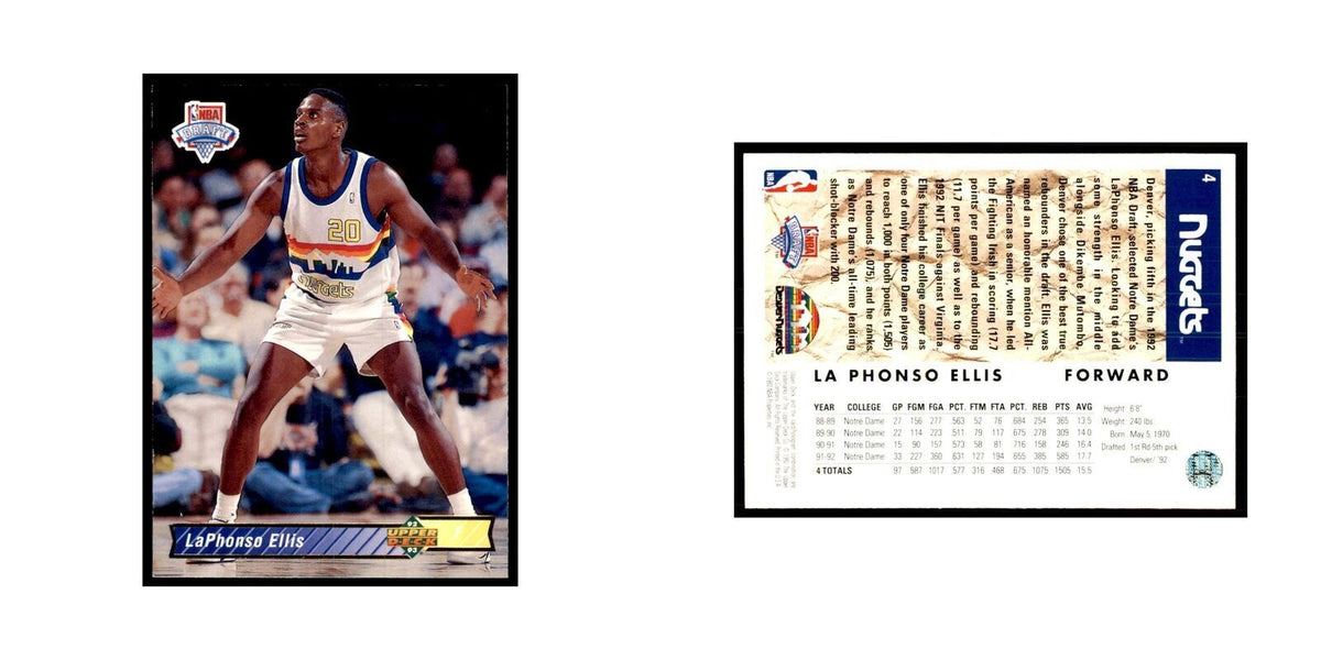 1992 Upper Deck LaPhonso Ellis Basketball Cards #4