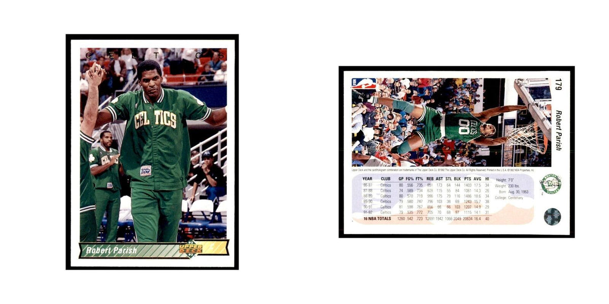 1992 Upper Deck Robert Parish Basketball Cards #179