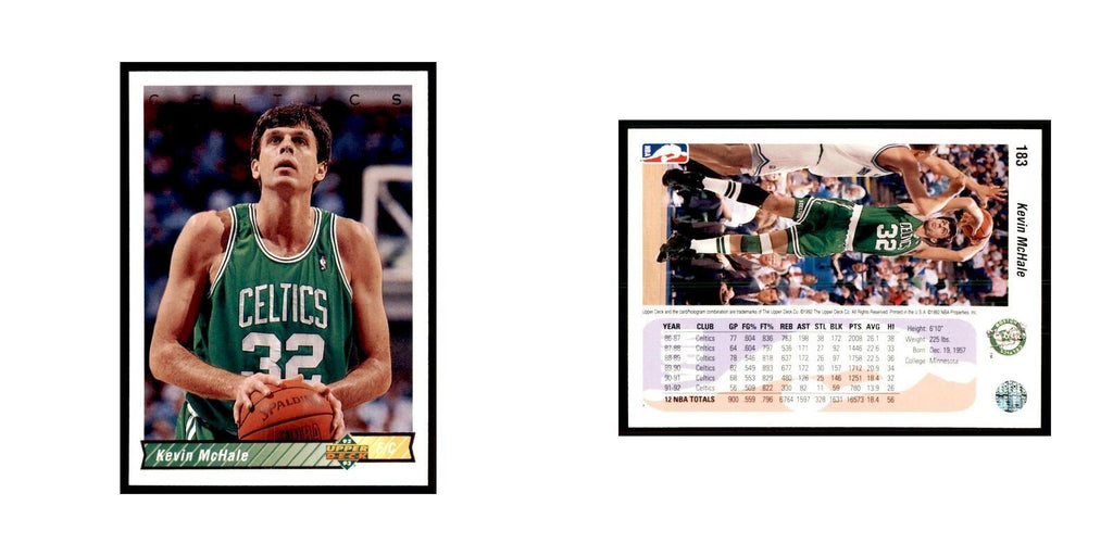 1992 Upper Deck Kevin McHale Basketball Cards #183