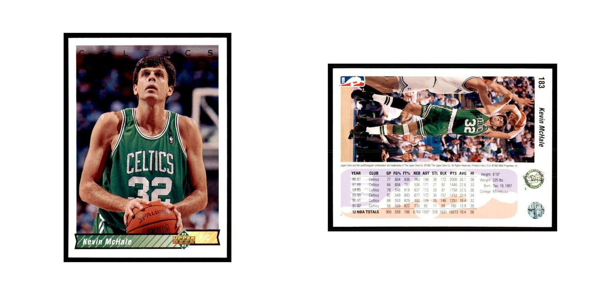 1992 Upper Deck Kevin McHale Basketball Cards #183
