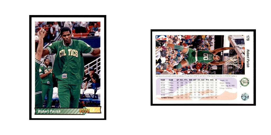 1992 Upper Deck Robert Parish Basketball Cards #179