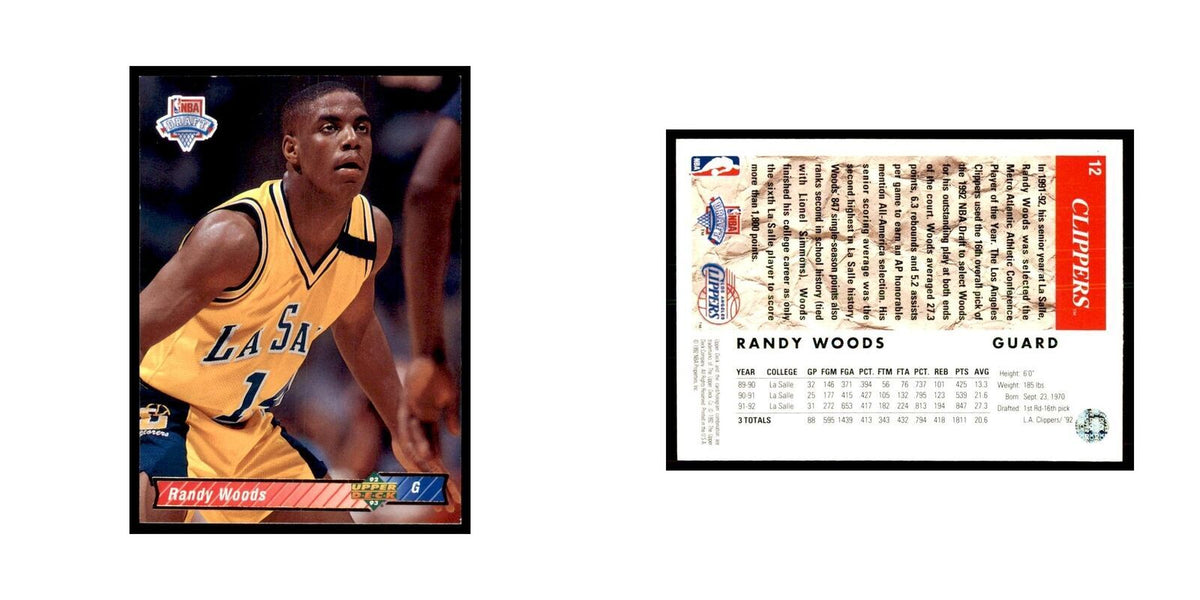 1992 Upper Deck Randy Woods Basketball Cards #12