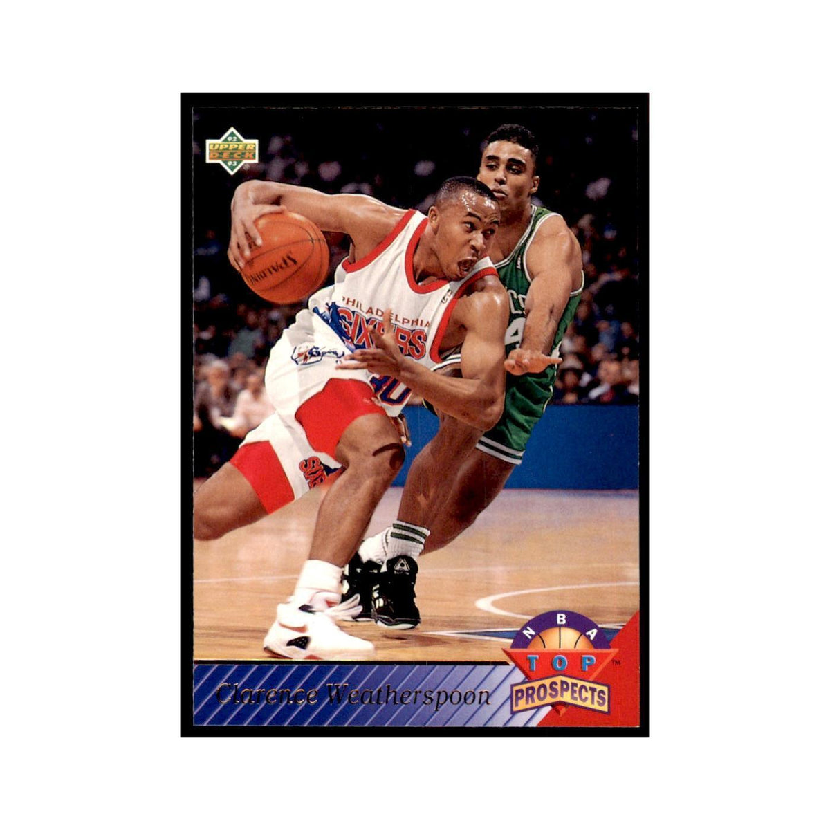 1992 Upper Deck Clarence Weatherspoon Basketball Cards #475