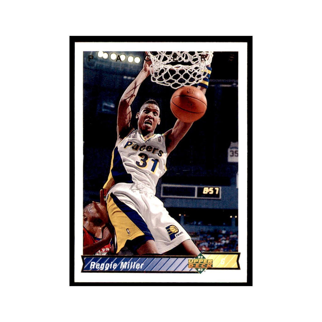 1992 Upper Deck Reggie Miller Basketball Cards #123