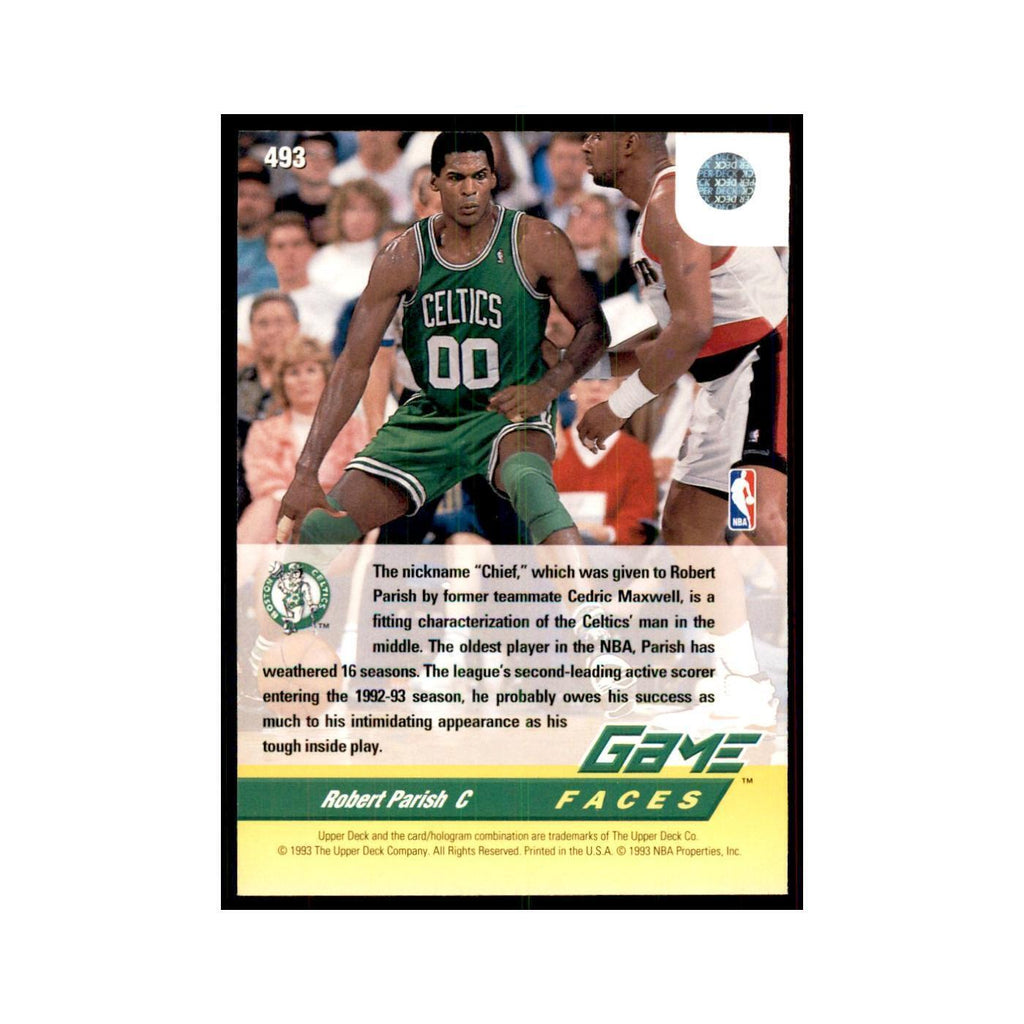 1992 Upper Deck Robert Parish Basketball Cards #493