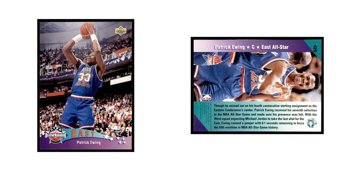 1992 Upper Deck Patrick Ewing Basketball Cards #429