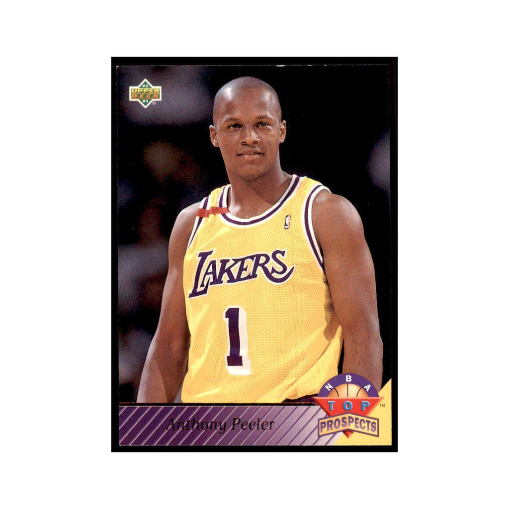 1992 Upper Deck Anthony Peeler Basketball Cards #468