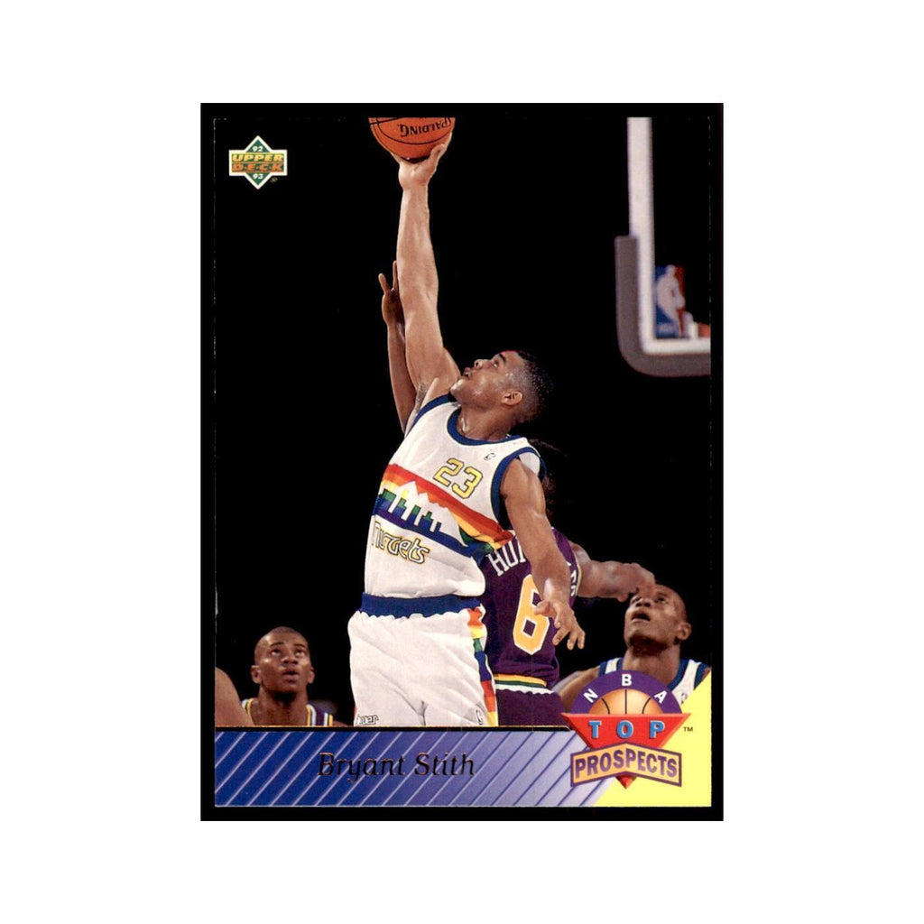1992 Upper Deck Bryant Stith Basketball Cards #461