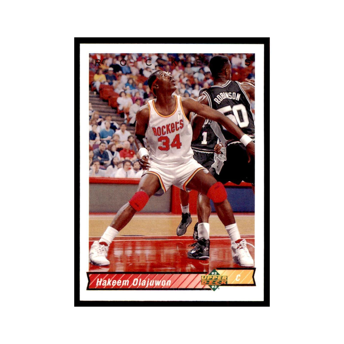 1992 Upper Deck Hakeem Olajuwon Basketball Cards #136