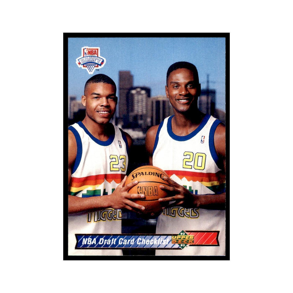 1992 Upper Deck NBA Draft Card Checklist DPK Basketball Cards #21