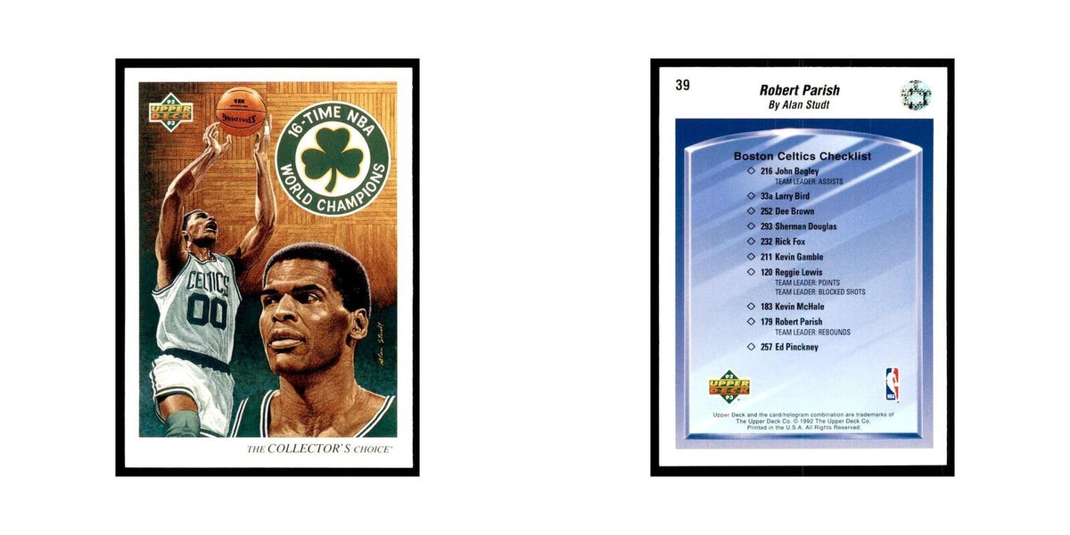1992 Upper Deck Robert Parish Basketball Cards #39