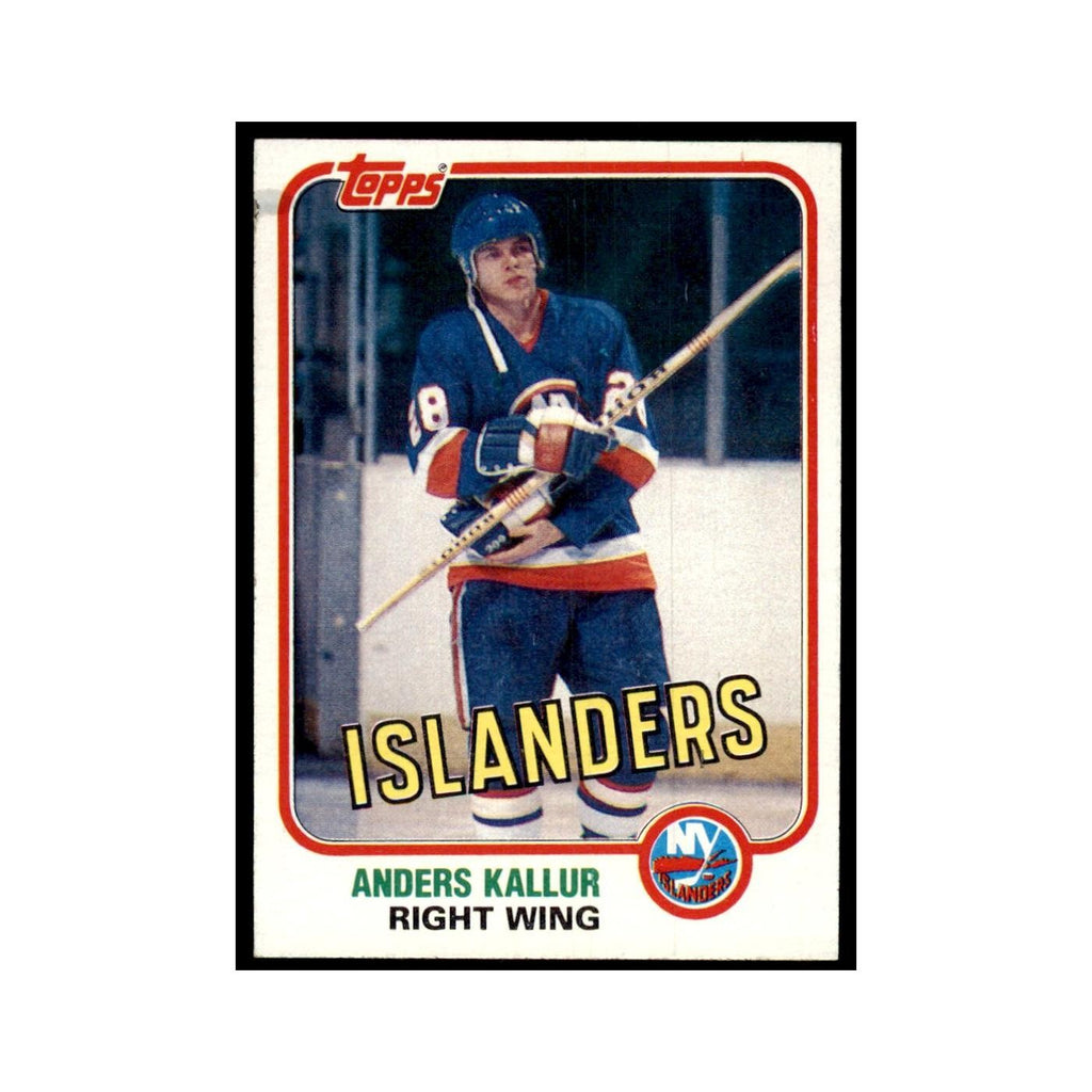 1981 Topps Anders Kallur Hockey Cards #E90
