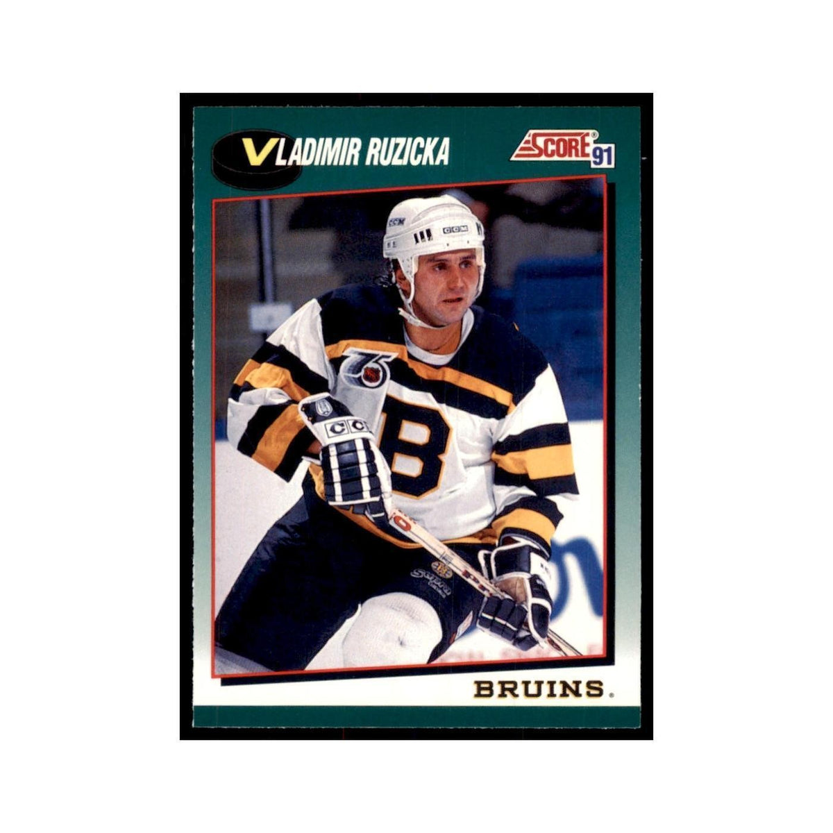 1991 Score Rookie and Traded Vladimir Ruzicka Boston Bruins #83T