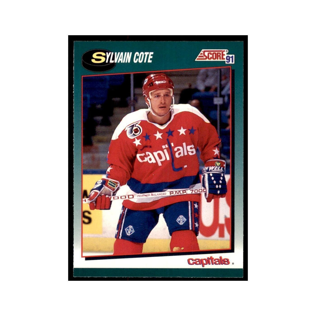 1991 Score Rookie and Traded Sylvain Cote Washington Capitals #46T