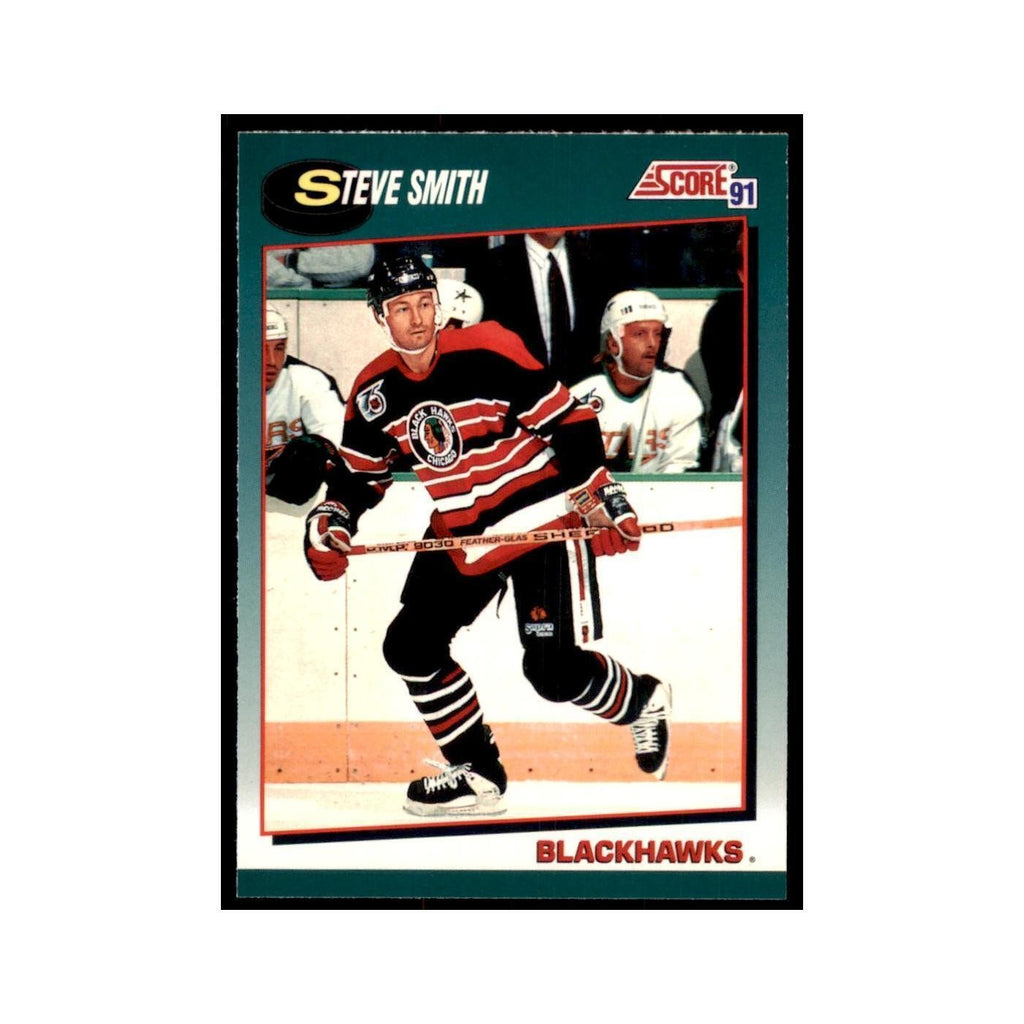 1991 Score Rookie and Traded Steve Smith Chicago Blackhawks #73T