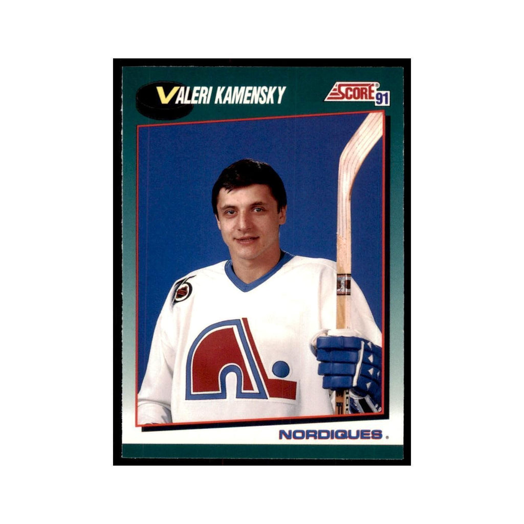1991 Score Rookie and Traded Valeri Kamensky RC Quebec Nordiques #76T