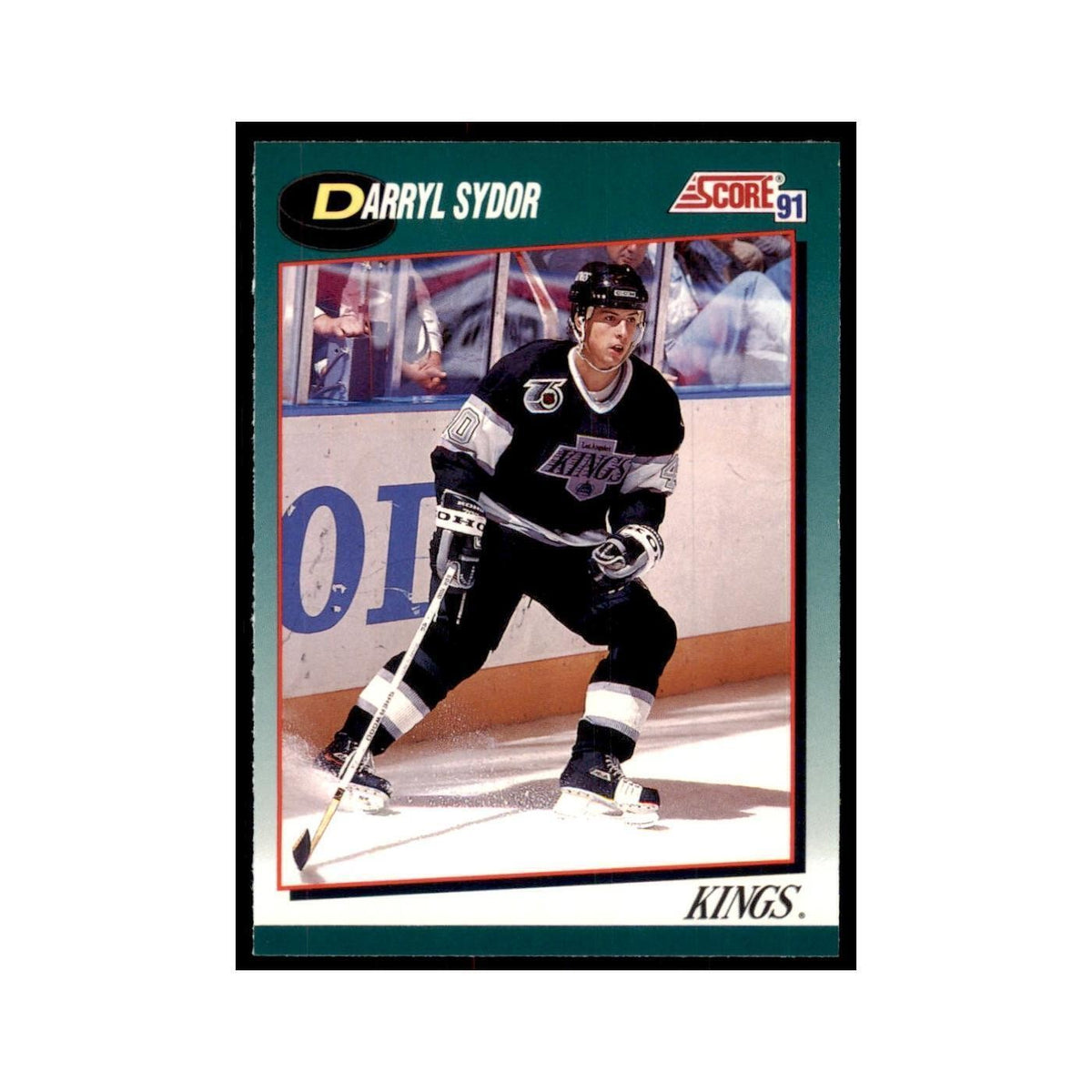 1991 Score Rookie and Traded Darryl Sydor Los Angeles Kings #81T