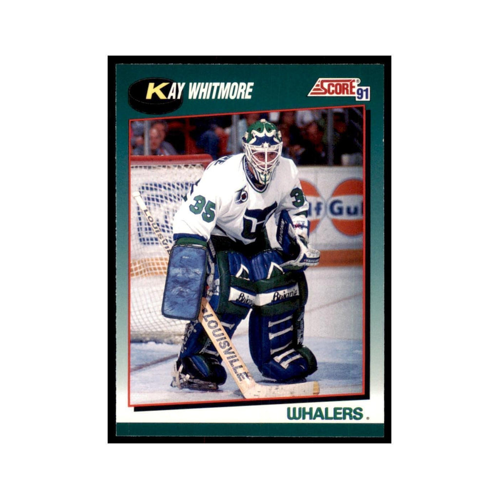 1991 Score Rookie and Traded Kay Whitmore Hartford Whalers #75T