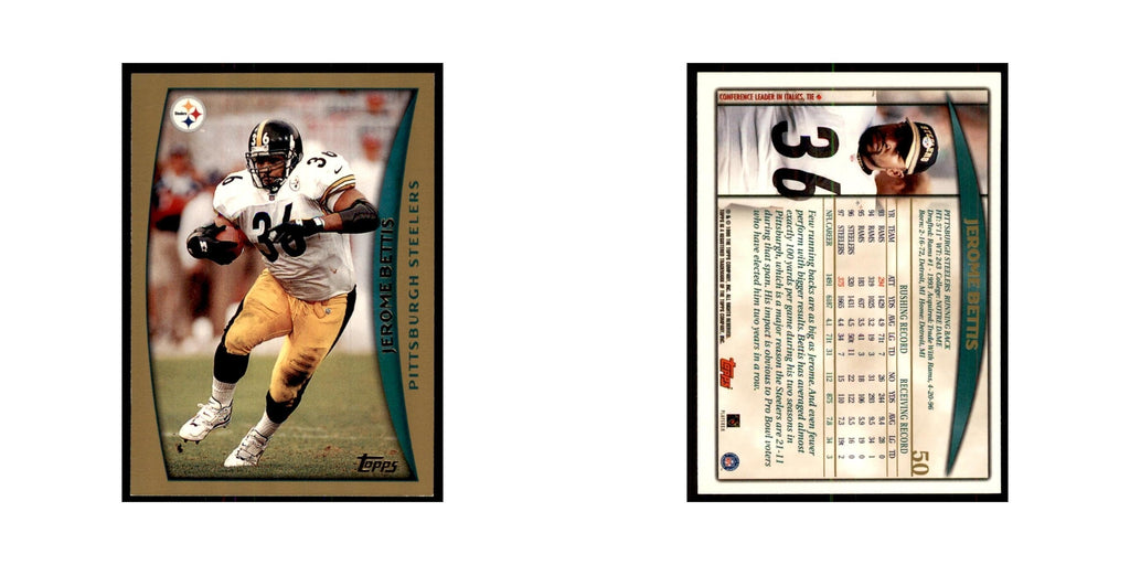 1998 Topps Jerome Bettis Steelers #49
