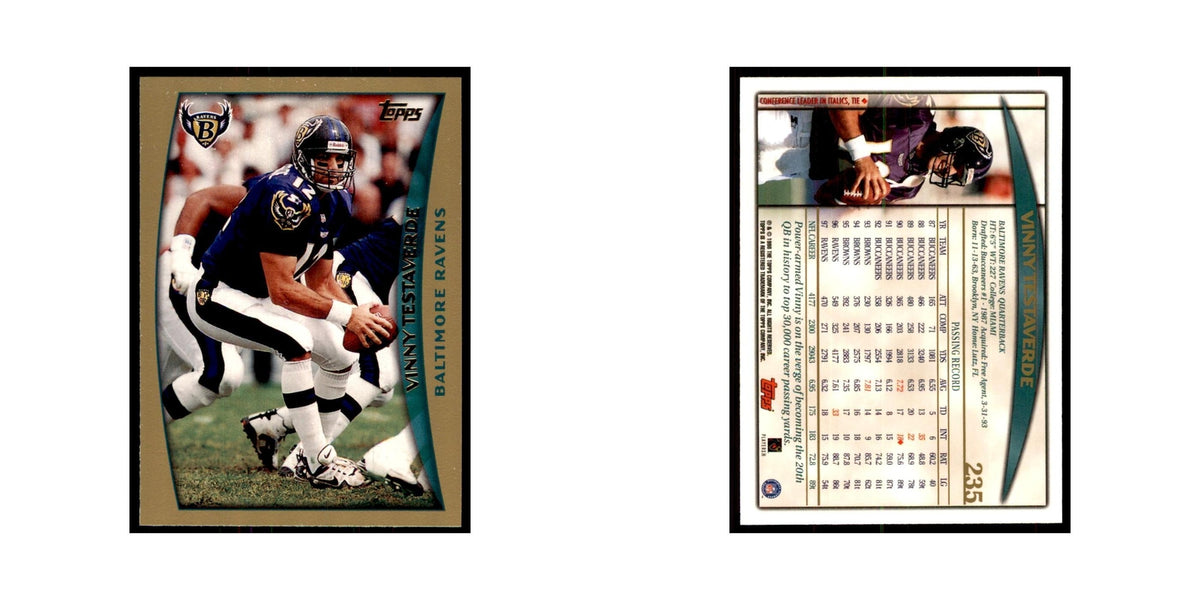 1998 Topps Vinny Testaverde Ravens #235