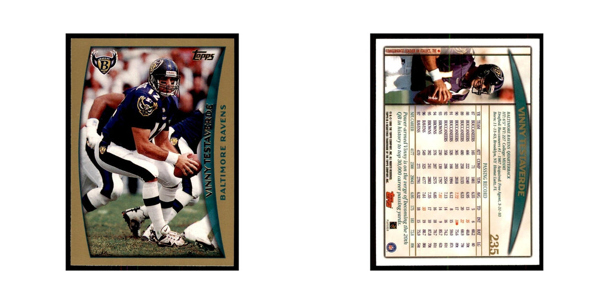 1998 Topps Vinny Testaverde Ravens #235