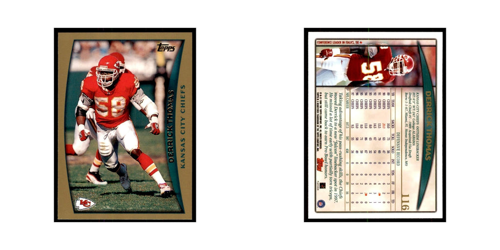 1998 Topps Derrick Thomas Chiefs #116