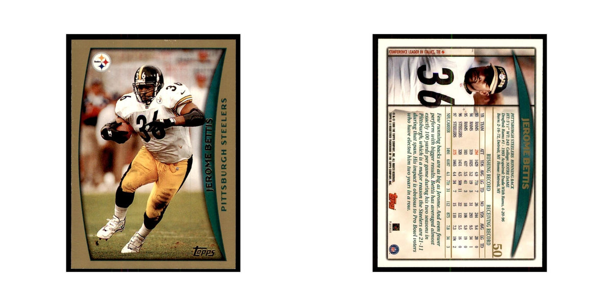 1998 Topps Jerome Bettis Steelers #49