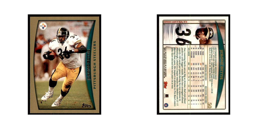 1998 Topps Jerome Bettis Steelers #49