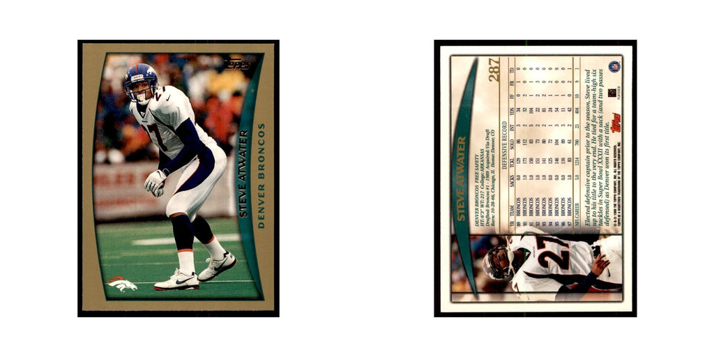 1998 Topps Steve Atwater Broncos #287