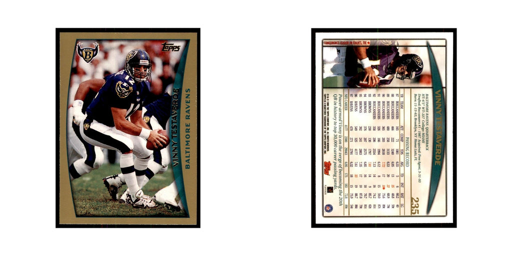 1998 Topps Vinny Testaverde Ravens #235