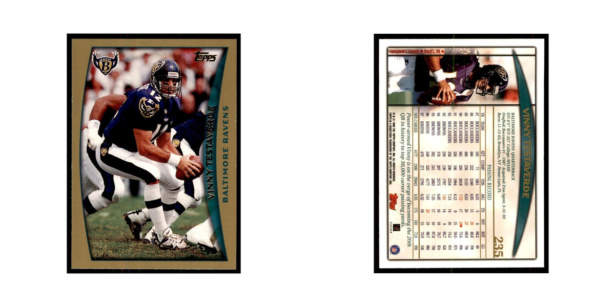 1998 Topps Vinny Testaverde Ravens #235