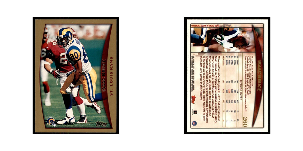 1998 Topps Isaac Bruce St. Louis Rams #260