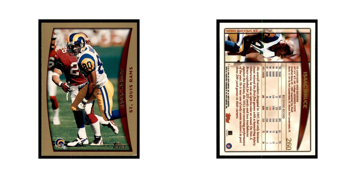 1998 Topps Isaac Bruce St. Louis Rams #260
