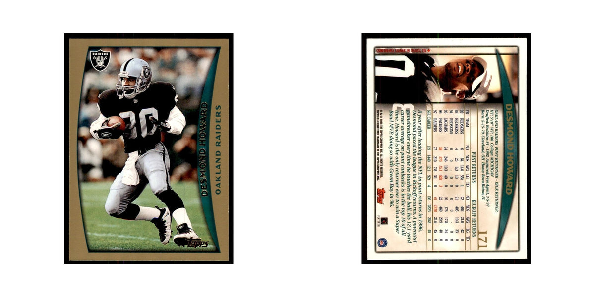 1998 Topps Desmond Howard Raiders #171